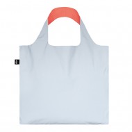 Borsa Shopping Bag Reflective Neon Dark Orange Recycled - Loqi