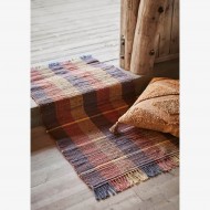 Tappeto Runner in cotone intrecciato a mano