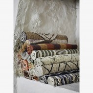 Tappeto Runner in cotone intrecciato a mano