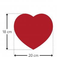 Cuscino termico pancia e schiena Cuore grande - Leschì