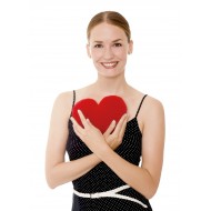 Cuscino termico pancia e schiena Cuore grande - Leschì