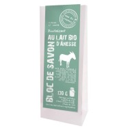Blocco di sapone al Latte d'asina Bio 130gr - Mas du Roseau