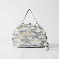Shupatto Compact Bag Floating Clouds L | Borsa Pieghevole Riutilizzabile 40 L