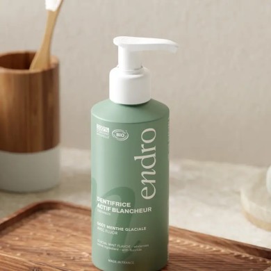 ENDRO Dentifricio Whitening Menta Glaciale | Dentifricio Naturale Sbiancante