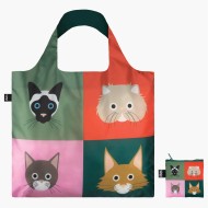 Borsa Shopping Bag Stephen Cheetham Cats | LOQI Riciclata