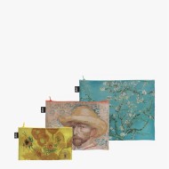 Zip Pockets Van Gogh Museum LOQI | Set 3 Pochette Riciclate