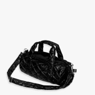Borsa Weekender METALLIC Black Puffy Medium | LOQI
