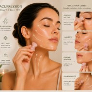 Champi Gua Sha in Quarzo Rosa | Zen’Arôme