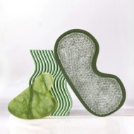 Gua Sha Giada Verde + Maschera Occhi | Zen’Arôme