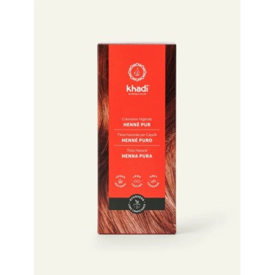 Henné Puro Tinta Naturale Capelli 100 g | Khadi