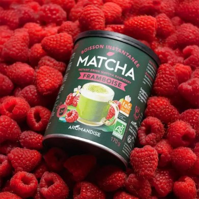 Matcha Fragola Bio Bevanda Istantanea 170 g | Aromandise