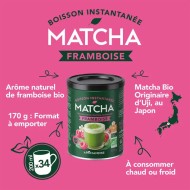 Matcha Fragola Bio Bevanda Istantanea 170 g | Aromandise