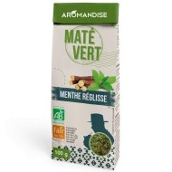 Maté Verde Selvatico Menta e Liquirizia Bio 100 g | Aromandise