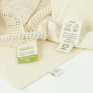 Sacchetto X-Large riutilizzabile in cotone GOTS - A Slice of Green