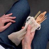 Eat & Drink Set utensili in bamboo - Bambu